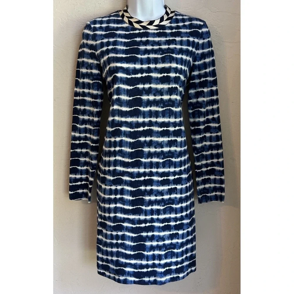 Tory Burch Hollie Mini Dress S Tie Dye Preppy Coastal Boho Resort Sporty Luxury